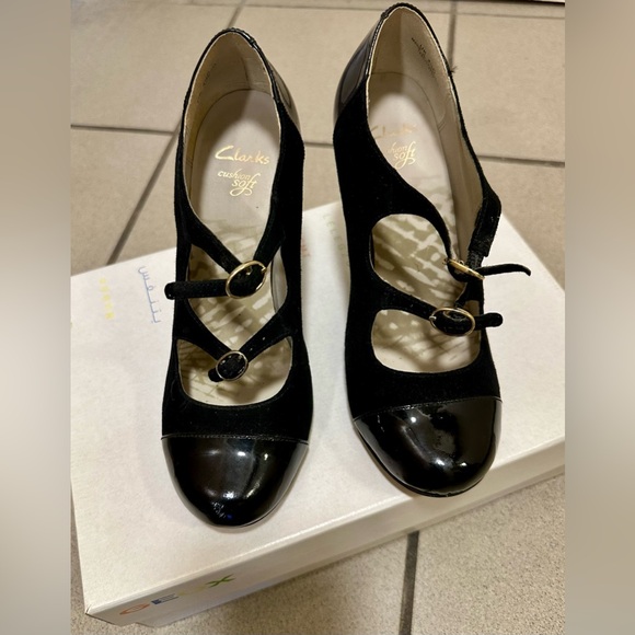 Clarks Camelia Kate Black Heels – UK 4.5 / US 7 - Picture 2 of 7